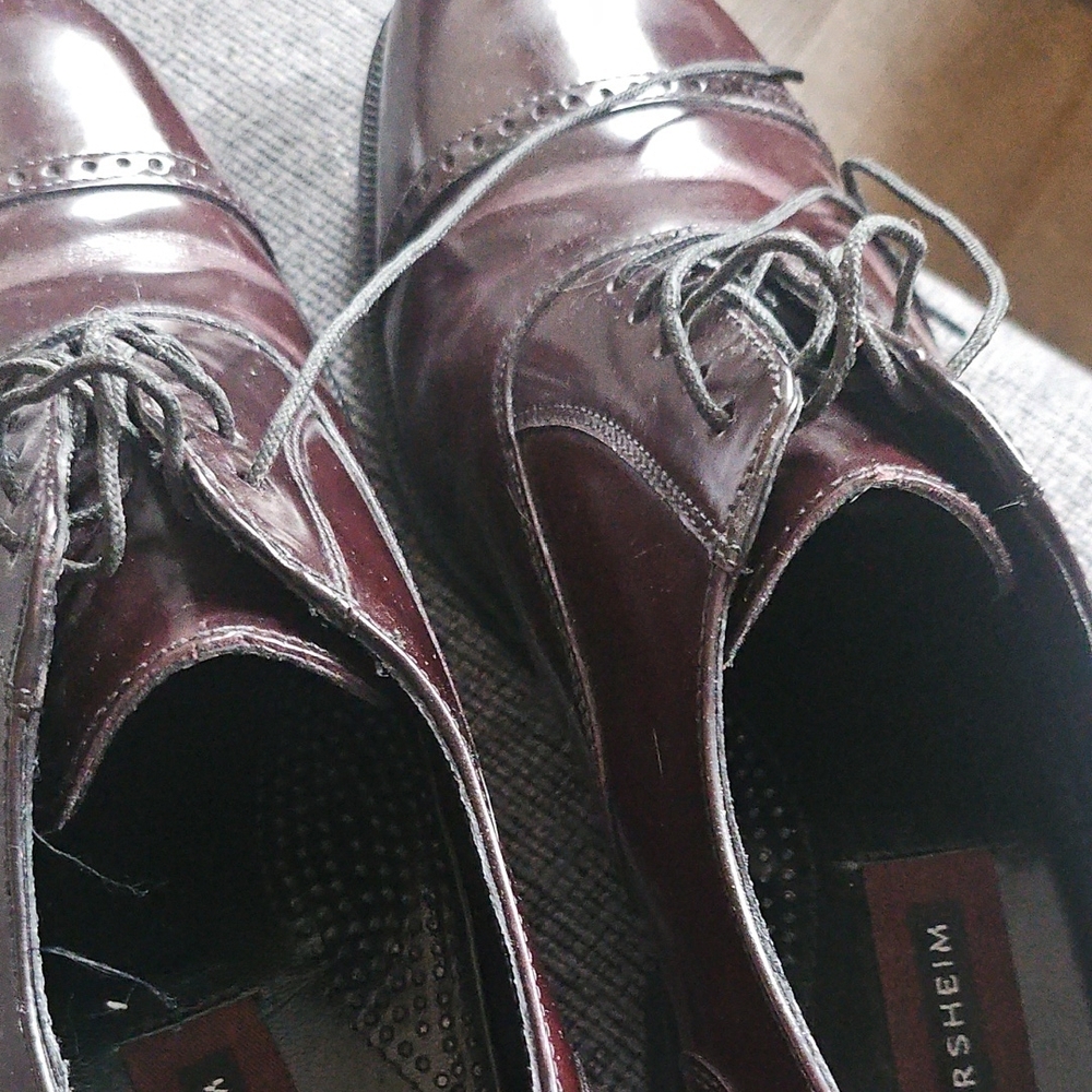 Florsheim Men's Burgundy Dress Shoes Size 10